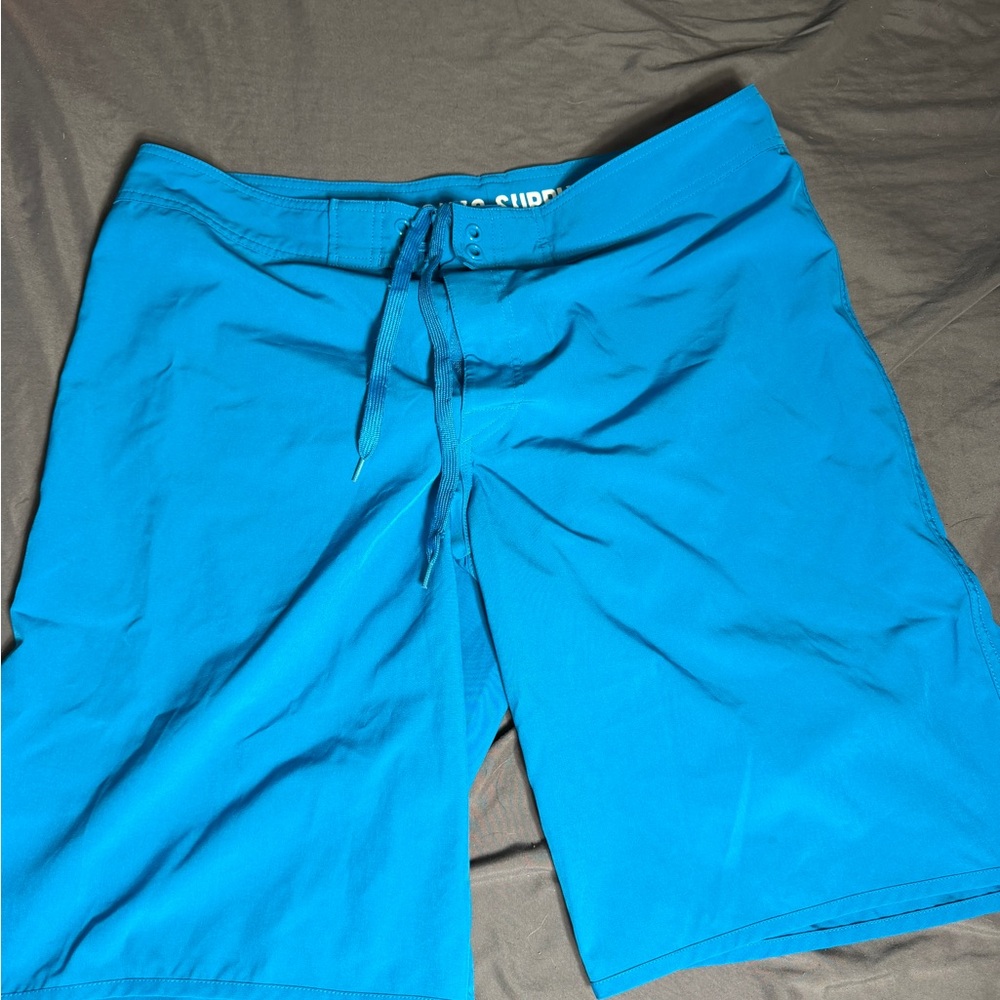Mossimo Supply Co. Vibrant Blue Men's Swim Board Shorts